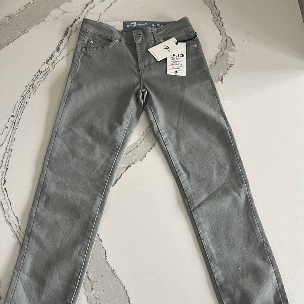 Soft stretch 7 for all mankind girls jeans size 7 brand new